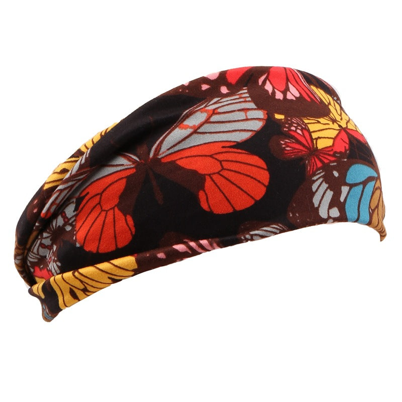 Wholesale Fabric Print Sports Headband